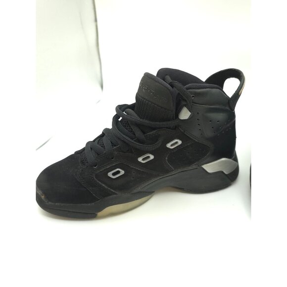 Air Jordan 6 Retro Low GS Sneakers Youth Size 4Y Black/Silver Basketball Shoes - Picture 12 of 14